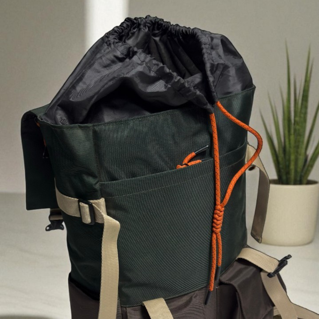 Military green bagpack