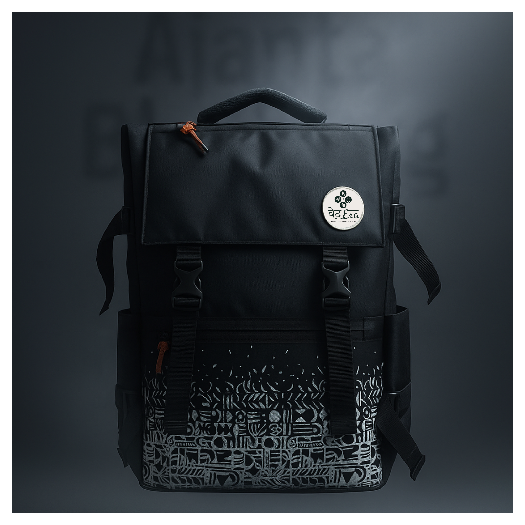 Ajanta black bagpack