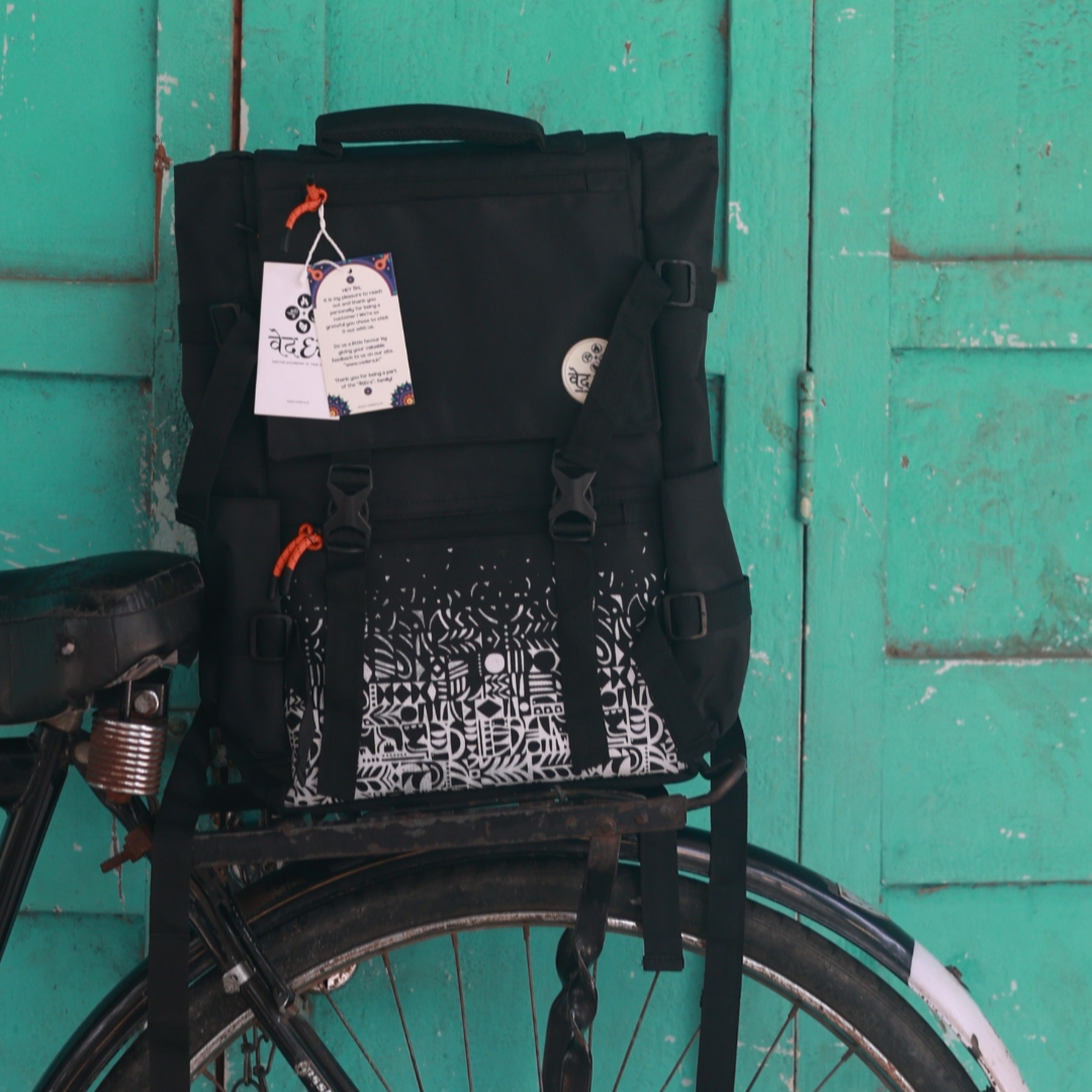 Ajanta black bagpack